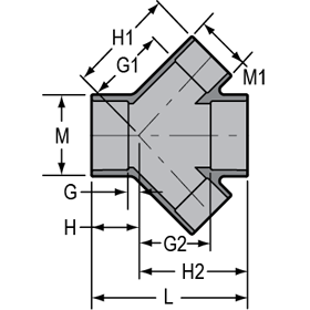 Double Wye - Reducing